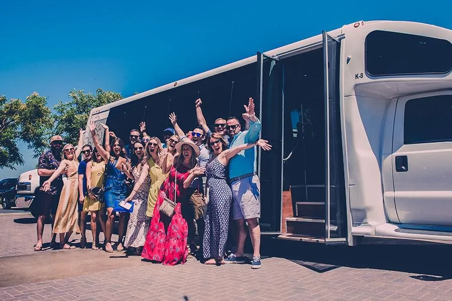 Guests will be shuttled to the Paso Robles Wine Festival in the Paso Robles Event Center. Grapeline will ensure guests arrive on time and are shuttled back home comfortably and safely. We offer group transportation services for any local events, corporate events or your own gatherings such as weddings and anniversary celebrations. Our Paso Robles event coordinators can get everything setup and reduce your stress. Grapeline specialists are experts in Paso Robles and are ready to help every step of the way.