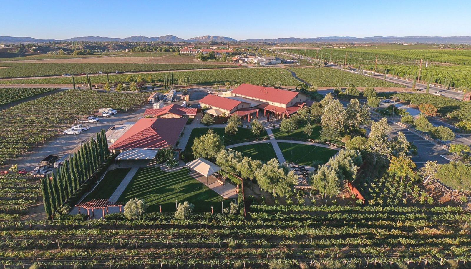 Scenic View of a Temecula Winery